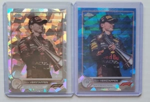2022 Topps Chrome Sapphire MAX VERSTAPPEN Variation Sepia /100 Base #3 Formula 1 - Picture 1 of 4