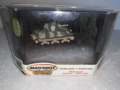 Matchbox Collectibles, 1:72 scale, WWII Sherman M4A3 105mm Battle Tank, 91744 - Image 1 of 4