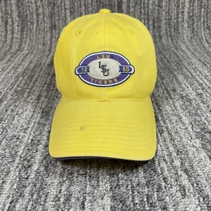 Vtg LSU Tigers Yellow Top Of The World Strapback Baseball Cap Hat - Picture 1 of 9