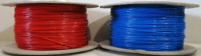 Model Railway Point Motor Wire Deal 1 x Red + Blue 100m Rolls 7/0.2mm 1.4A - Image 1 of 4