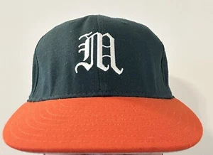 Vintage UNIVERSITY MIAMI HURRICANES Baseball Classic Sportswear Fitted Hat 7 1/8 - Picture 1 of 11
