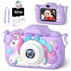  Kids Camera, Toy Camera for Kids Aged 3 4 5 6 7 8 9 10 11 12, 1080P HD Purple