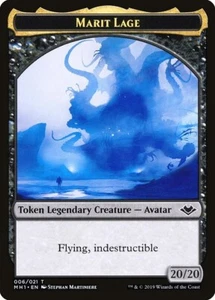 Marit Lage Token 10x - Black - Martiniere Art - MH1 Modern - MTG Magic NM - Picture 1 of 1