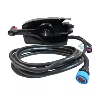 Mercury Outboard Side remote control box 881170A13 pull with 14pin 15FT Harness - Picture 1 of 11