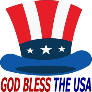 30 Custom God Bless The USA Uncle Sam Hat Personalized Address Labels - Picture 1 of 1