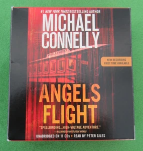 AUDIOBOOK ON 11 CDs - ANGELS FLIGHT BY MICHAEL CONNELLY; UNABR; 1999;HARRY BOSCH - Imagen 1 de 6