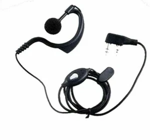 Mic Headset Earpiece Earphone 2 Pin for Baofeng Walkie Takie Radio UV5R  BF 888s - Picture 1 of 2
