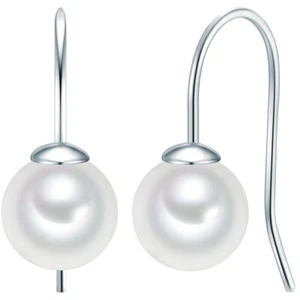 Trilani Damen Perlen-Ohrhänger Sterling Silber Süßwasser-Zuchtperle