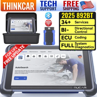 MUCAR 892BT Car Bidirectional Scanner Auto All System Diagnostic Tool Key Coding - Image 1 of 4