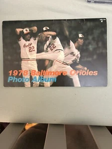 Album fotografico ufficiale BALTIMORE ORIOLES 1978 Jim PALMER Earl Weaver Eddie MURRAY - Foto 1 di 5
