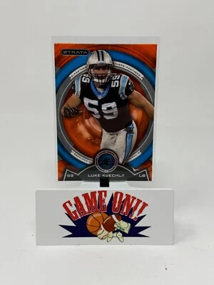 2013 Topps Strata Football Luke Kuechly Orange Topaz Card #18 - Image 1 of 2