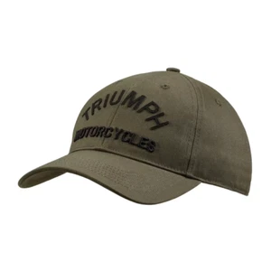 GENUINE TRIUMPH SHAW KHAKI/BLACK BASEBALL CAP MCAS25205 - Picture 1 of 3