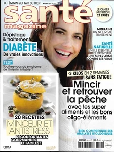 SANTE MAGAZINE n°515 novembre 2018 Recettes minceur&antistress_Diabète_Forme - Bild 1 von 1