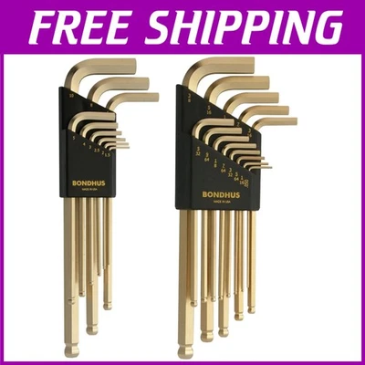 Ball End L-Wrench Double Pack - GoldGuard Plated, USA Steel - Image 1 of 4