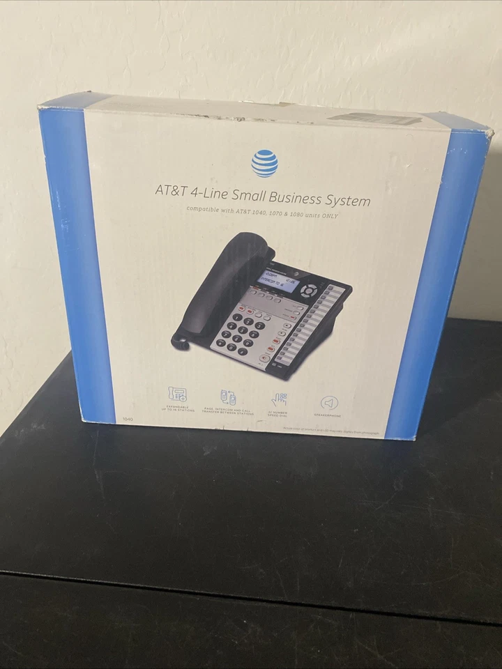 AT&T 1070 4-line Expandable Corded Phone System With Caller Id/Call Waiting