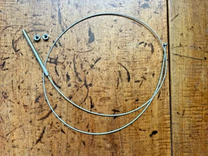 Cable de freno de estacionamiento delantero Chevy 1955-1957, convertible solo-nuevo - Imagen 1 de 4