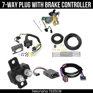 Tekonsha 7-Way Trailer Wiring Kit + Brake Control For 92-94 Ford Econoline Van - Picture 1 of 16