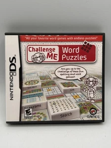 Challenge Me: Word Puzzles (Nintendo DS, 2011) CIB - Foto 1 di 6