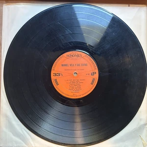 RECORD ONLY: Manuel Vela Y Sus Exitos  Vinyl Record LP (A 502) - Picture 1 of 2