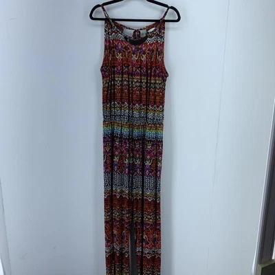 Mlle Gabrielle Mujer 2X Mono Artístico Multicolor Funky Único Boho Pierna Ancha Foto 1 de 4