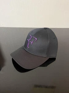 Roger Federer Uniqlo RF Cap Mütze schwarz mit lila Logo neu mit Etikett - Bild 1 von 5