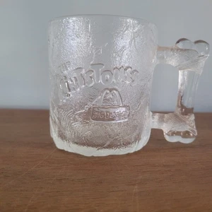 Tazza vetro McDonald's The Flintstones TreeENORME c1993 da collezione - Foto 1 di 3
