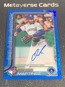 2025 Topps Chrome Fraser Ellard RC Rookie Auto Blue Raywave 36/150 White Sox - Bild 1 von 2