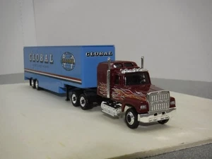 Ford LTL 9000 SZM (1976-98), violett, Schuco + Trailer, Global, Herpa, H0 1:87 - Bild 1 von 6