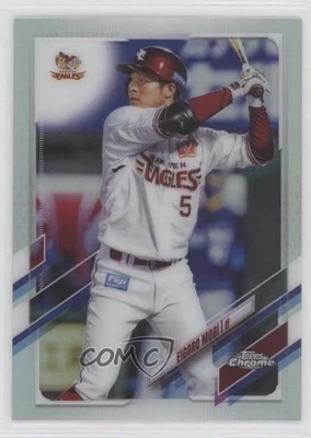 2021 Topps Chrome NPB Nippon Professional Baseball Refractor Eigoro Mogi #173 - Image 1 of 2