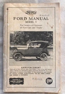 Vintage used CLYMER'S FORD MODEL T MANUAL FOR OWNERS & OPERATORS CARS & TRUCKS - Bild 1 von 4