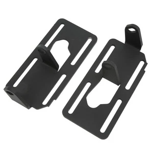 Engine Swap Mount Adjustable Bracket Adapter Black For Square Body 2WD 4WD - Picture 1 of 12