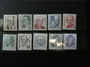 US SC #2933-2943a GREAT AMERICANS SERIE CONJUNTO DE 10 SELLOS POSTALES MNH - Imagen 1 de 1