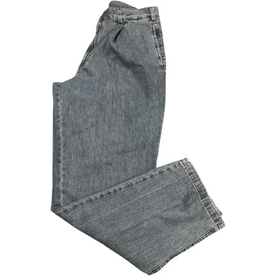 SAVANE CLASSIC FIT DENIM LAVADO PLISSADO MASCULINO LEVE TAMANHO 34x32 ÍNDIGO FS - Imagem 1 de 4