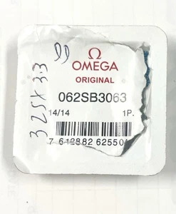 Genuine Omega Dome Sapphire Glass 062SB3063 For 168.1652 Size 32.5mm NOS - Bild 1 von 3