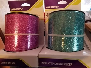 TWO Huffy Cozy Drink Holders- One Blue and One Pink - Picture 1 of 3