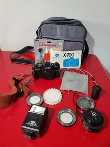 Minolta X-700 MPS Camera Kit: With Film, Bag, Lens, Flash, Cleaning Kit...... - Picture 1 of 19