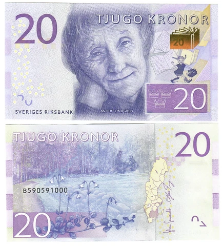 Sweden 20 Kronor 2015 UNC Cover