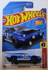 2022 Hot Wheels Dimachinni Veloce HW Daredevil DeTomaso Pantera Firestone Castro - Picture 1 of 6