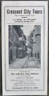 1946 New Orleans Cresent City Tours brochure Pirates Alley cover b