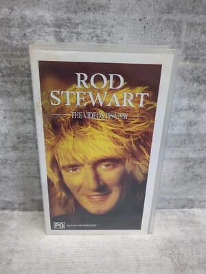 Rod Stewart The Videos 1984-1991 VHS Movie Video Cassette Tape - Image 1 of 4