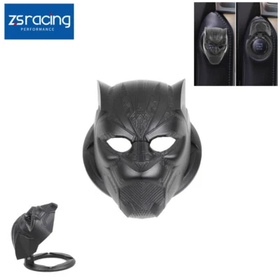 Anel decorativo Black Panther tampa de botão de partida, tampa de botão de motor de carro - Imagem 1 de 4