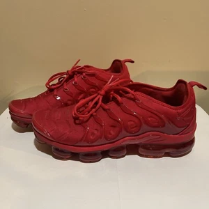 Nike Air VaporMax Plus Triple Red CW6973-600 Mens Size 11.5 B147 - Picture 1 of 6