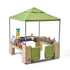 All-Around Playtime Patio with Canopy with 16 Play Accessories Playhouse