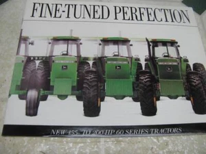 Brochure vendita trattore John Deere Fine Tuned Perfection 4560 4760 4960 - Foto 1 di 4