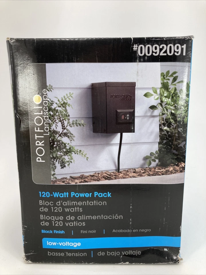 Portfolio 120w Outdoor Lighting 12 Volt AC Power Transformer