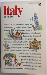 Italy at Its Best 1985 Softback Robert S Kane BookGnu - Imagen 1 de 12