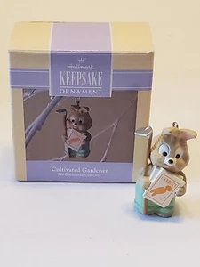 Hallmark Keepsake Ornament Vtg Easter Collection 1992 Cultivated Gardener ~t5091 - Picture 1 of 11