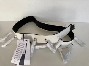 Bolso de Mano Rebecca Minkoff Guitarra Cuero Borlas Correa de Hombro Óptica Blanco - Nuevo con Etiquetas - Imagen 1 de 11