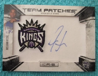 2010-11 Hassan Whiteside Rookie Patch Auto Panini R&S 1/1 Heat Jersey #021/458 - Image 1 of 2