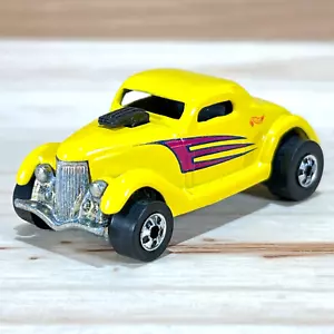 Hot Wheels Blackwall Yellow Neet Streeter 1997 vintage 1:64 pressofuso Hot Rod auto - Foto 1 di 4